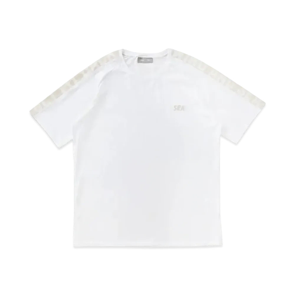 WIND AND SEA WDS (GET FIT BACK ) SHOULDER LINE OVER S/S TOP "White"