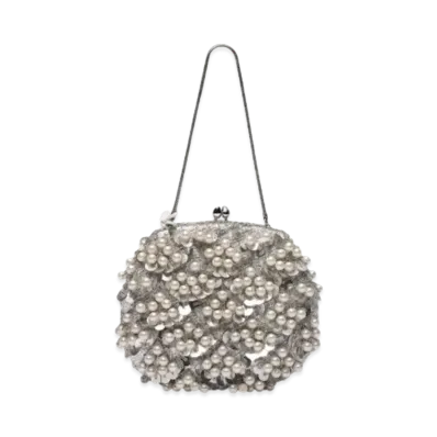 Maison Margiela Recicla Sequin Bead Bag "Silver"