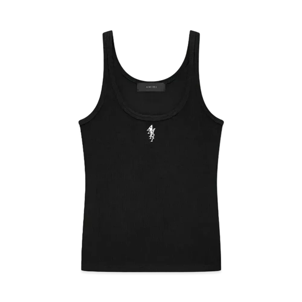 AMIRI Women's Rib Tank "Black"