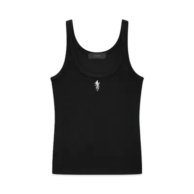 AMIRI Women's Rib Tank "Black"