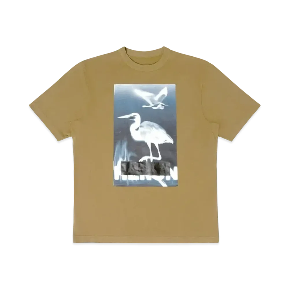 HERON PRESTON Censored Heron SS Tee "Dark Olive"