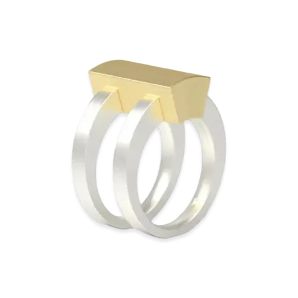 TOMWOOD Vault Shield Gold Top "Silver"