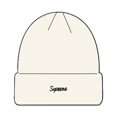 Supreme Loose Gauge Beanie 2 "White" (21FW)
