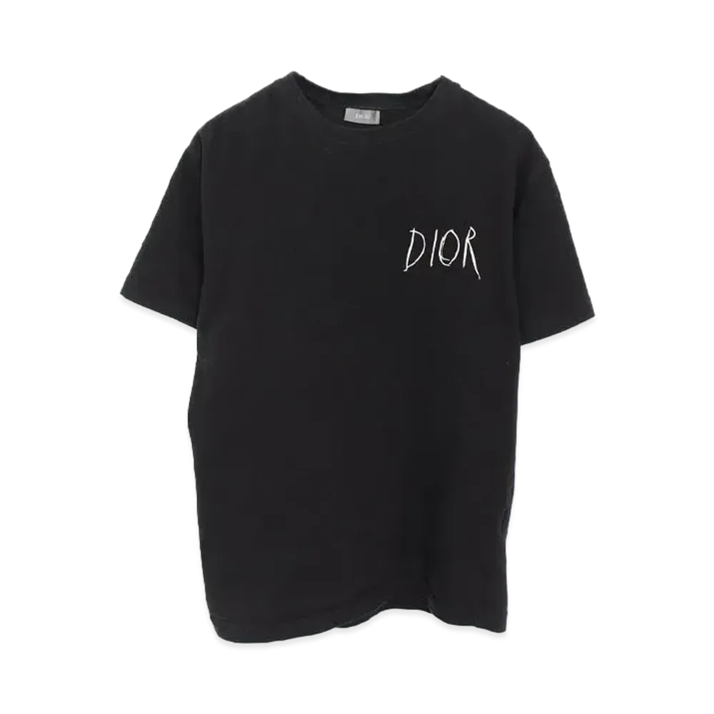 Dior x RAYMOND PETTIBON Embroidery Logo Tee Patch "Black"