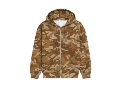 CELINE Celine Hoodie In Cotton Fleece "Wash Camo/White"