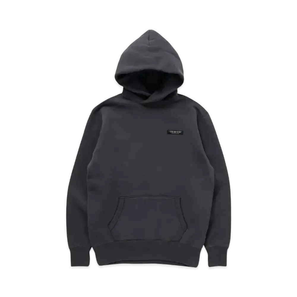 RATS Fleece Cross Neck Hoodie "Charcoal"