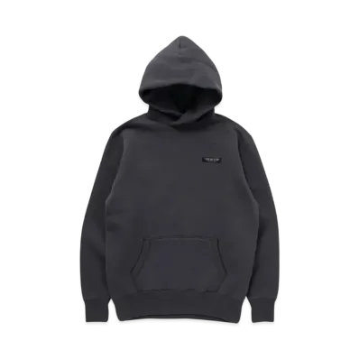 RATS Fleece Cross Neck Hoodie "Charcoal"