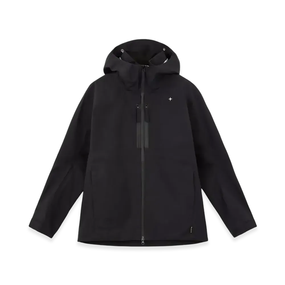 Stone Island 413G1 3L Gore-Tex Made with Recycled Bionic Polyester Face Stone Island Stellina Shell Jacket with Waterproof and Windproof Membrane - 24FW "Marine Blue"