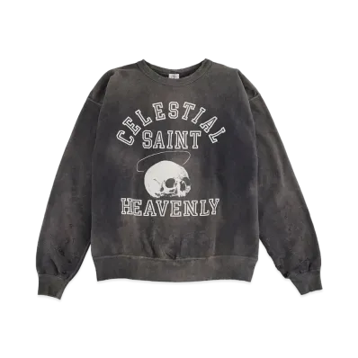 SAINT Mxxxxxx SKULL SWEAT "Black"