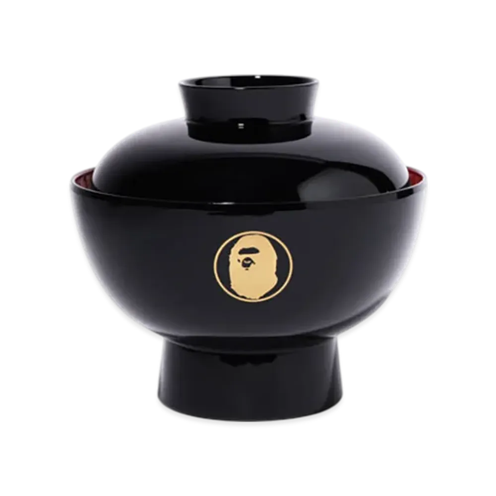 A BATHING APE Ape Head Bowl "Black"