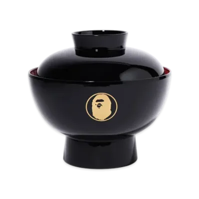 A BATHING APE Ape Head Bowl "Black"