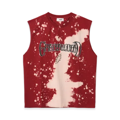 atmos pink x Grateful Dead Tank Top "Red"