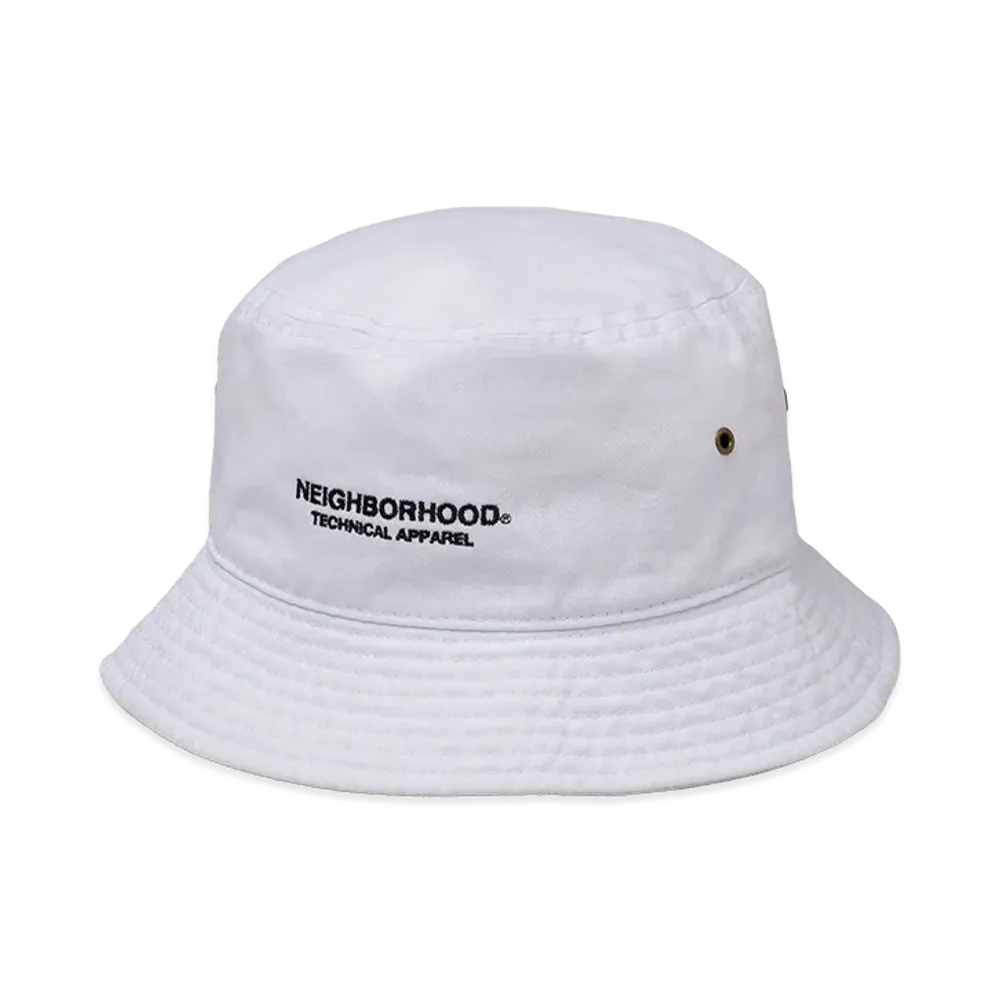 NEIGHBORHOOD Kids OT Bucket Hat "White"
