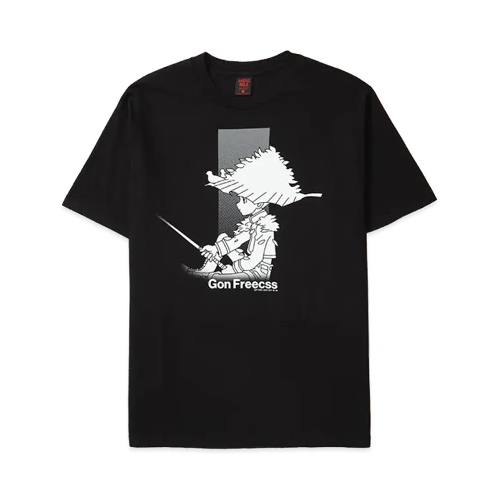 Geeks Rule x HUNTERxHUNTER Silkscreen Printing T Shirt Gon "Black"