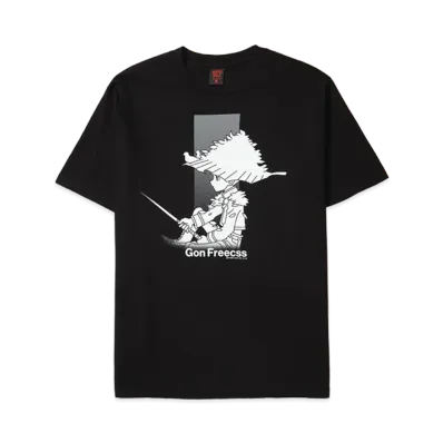 Geeks Rule x HUNTERxHUNTER Silkscreen Printing T Shirt Gon "Black"