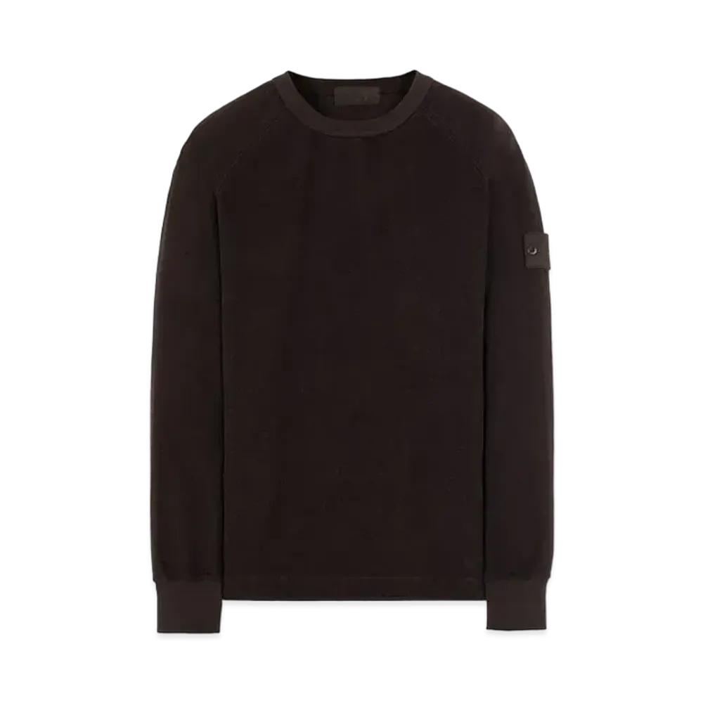 Stone Island 618F3 COTTON NYLON MOLESKIN-TC_GHOST PIECE "Dark Brown"