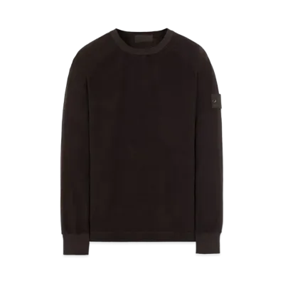 Stone Island 618F3 COTTON NYLON MOLESKIN-TC_GHOST PIECE "Dark Brown"
