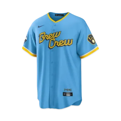 MLB x Nike Brewers City Connect Replica Uniform "Light Blue"