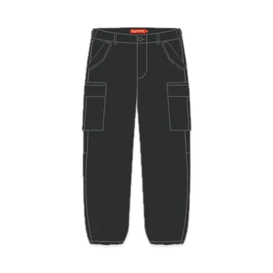Supreme Cargo Pant "Black"(21SS)
