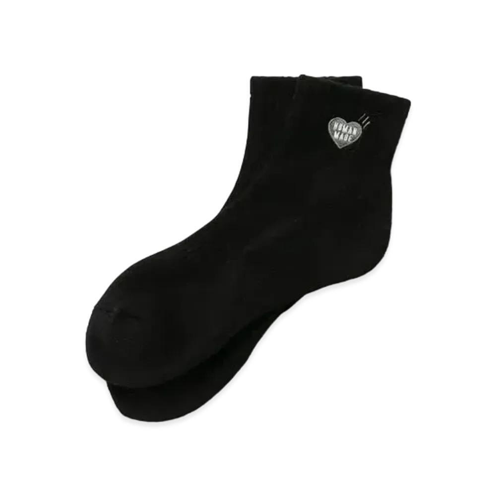HUMAN MADE SHORT PILE SOCKS "Black"