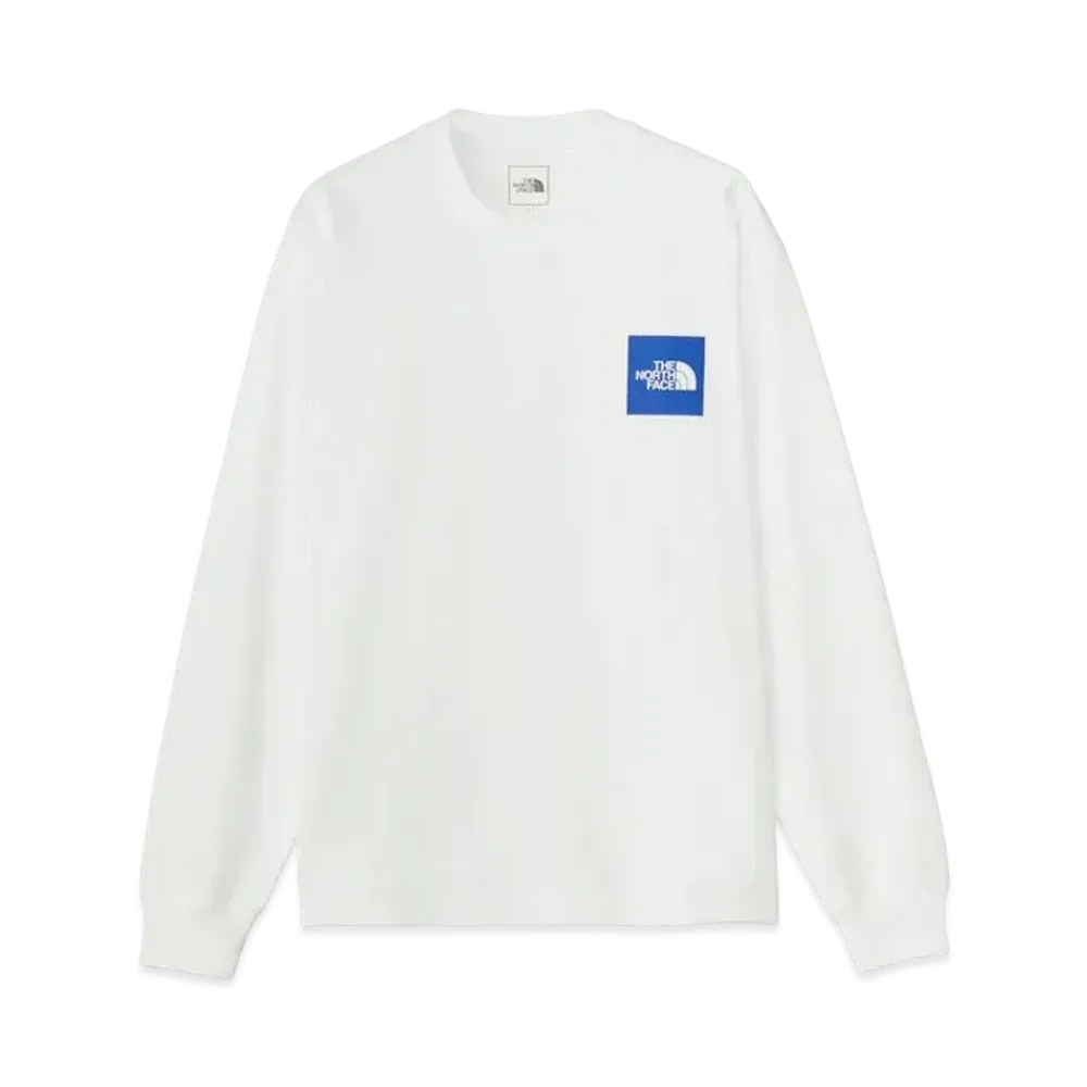 The North Face Long Sleeve Square Logo Tee "White2"