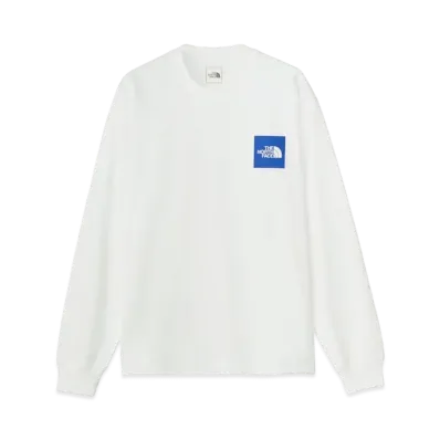 The North Face Long Sleeve Square Logo Tee "White2"
