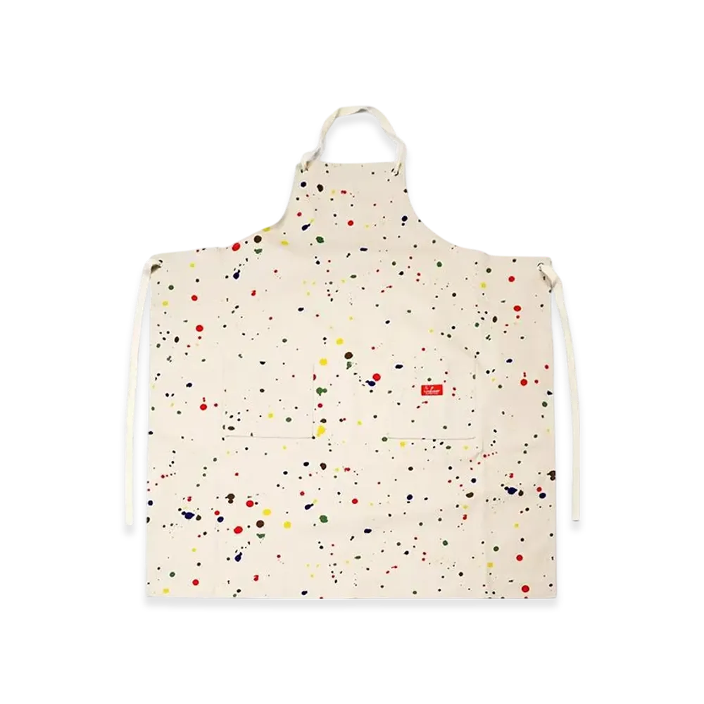 COOKMAN Long Apron Sauce Splash "Beige"