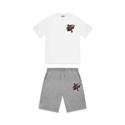TRAPSTAR TSL Shooters Print Shorts Set "Gray"