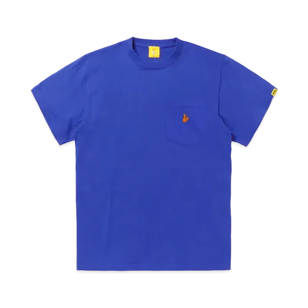 FR2 One point Icon Pocket T-shirt(Blue) "Orange"