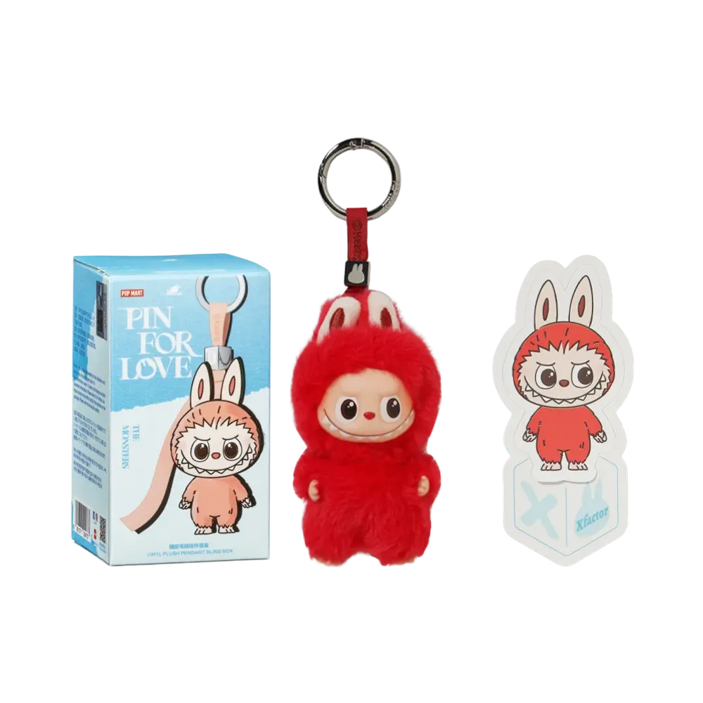 POP MART THE MONSTERS (LABUBU) Pin for Love Series-Vinyl Plush Pendant (N-Z) X
