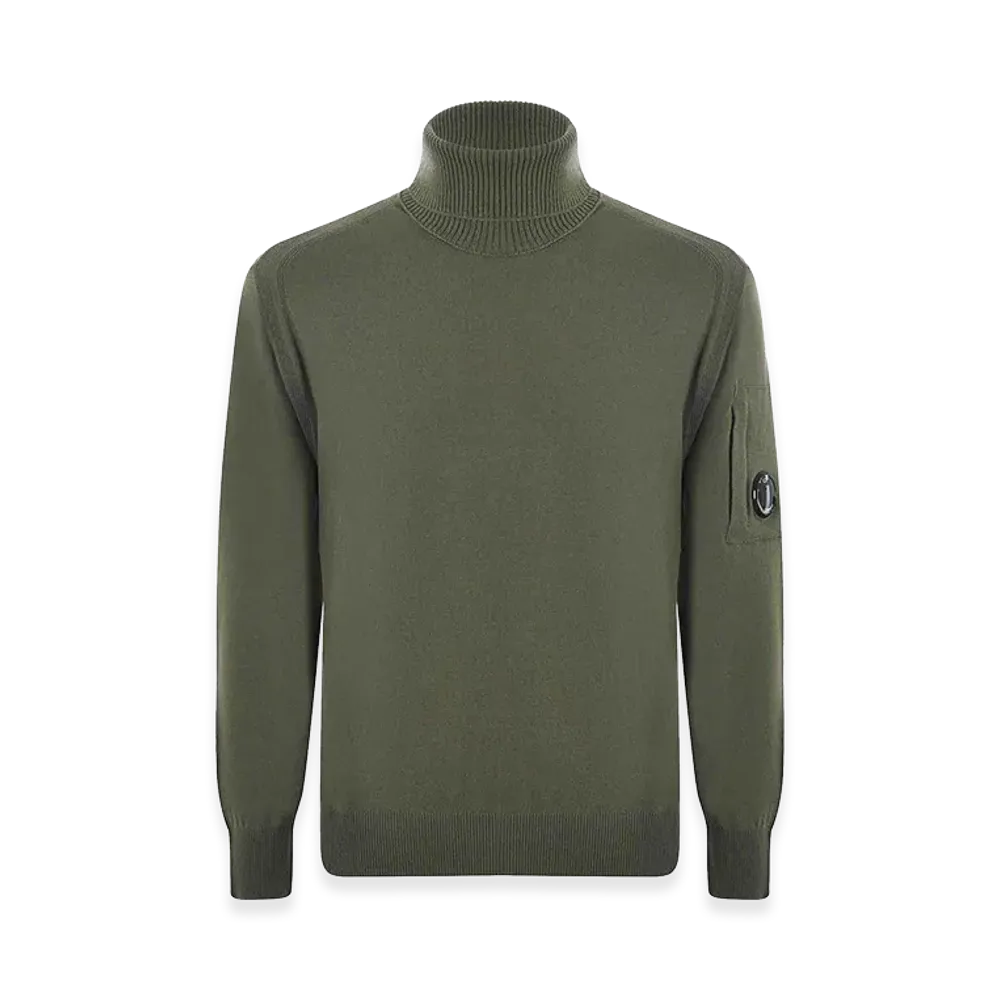 C.P. Company Wool Blend Turtleneck "Green"