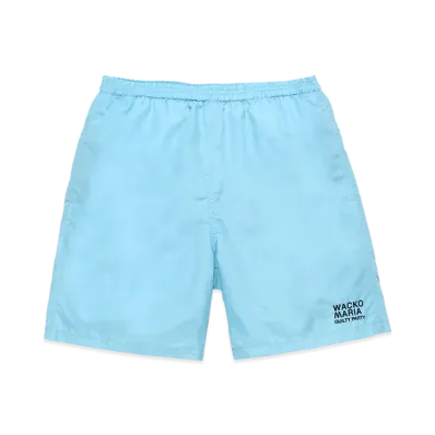 WACKO MARIA Nylon Board Shorts "Light Blue"