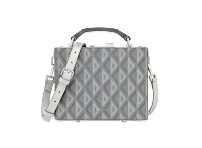 Dior Dior Lock Case CD Diamond Canvas "Gray"