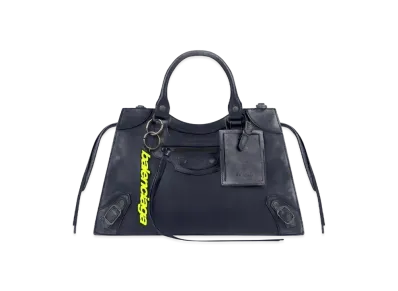 BALENCIAGA Neo Classic Handbag Used "Dark Blue"