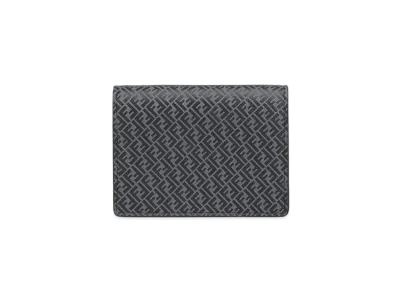 FENDI Wallet Leather Triple Fold Wallet "Black"