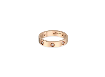 Cartier Love Wedding Band, 8 Diamonds
