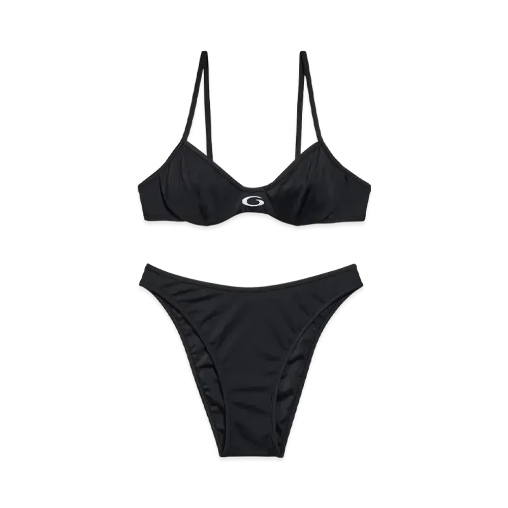 BALENCIAGA Women's Sporty Bikini "Black"