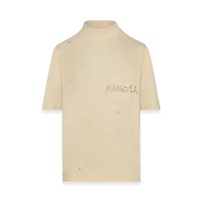Maison Margiela Men's High Neck T-Shirt "White"