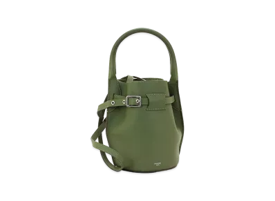 CELINE Women's Handbag (with shoulder strap) Big Bag Nano Bucket "Light Khaki"
