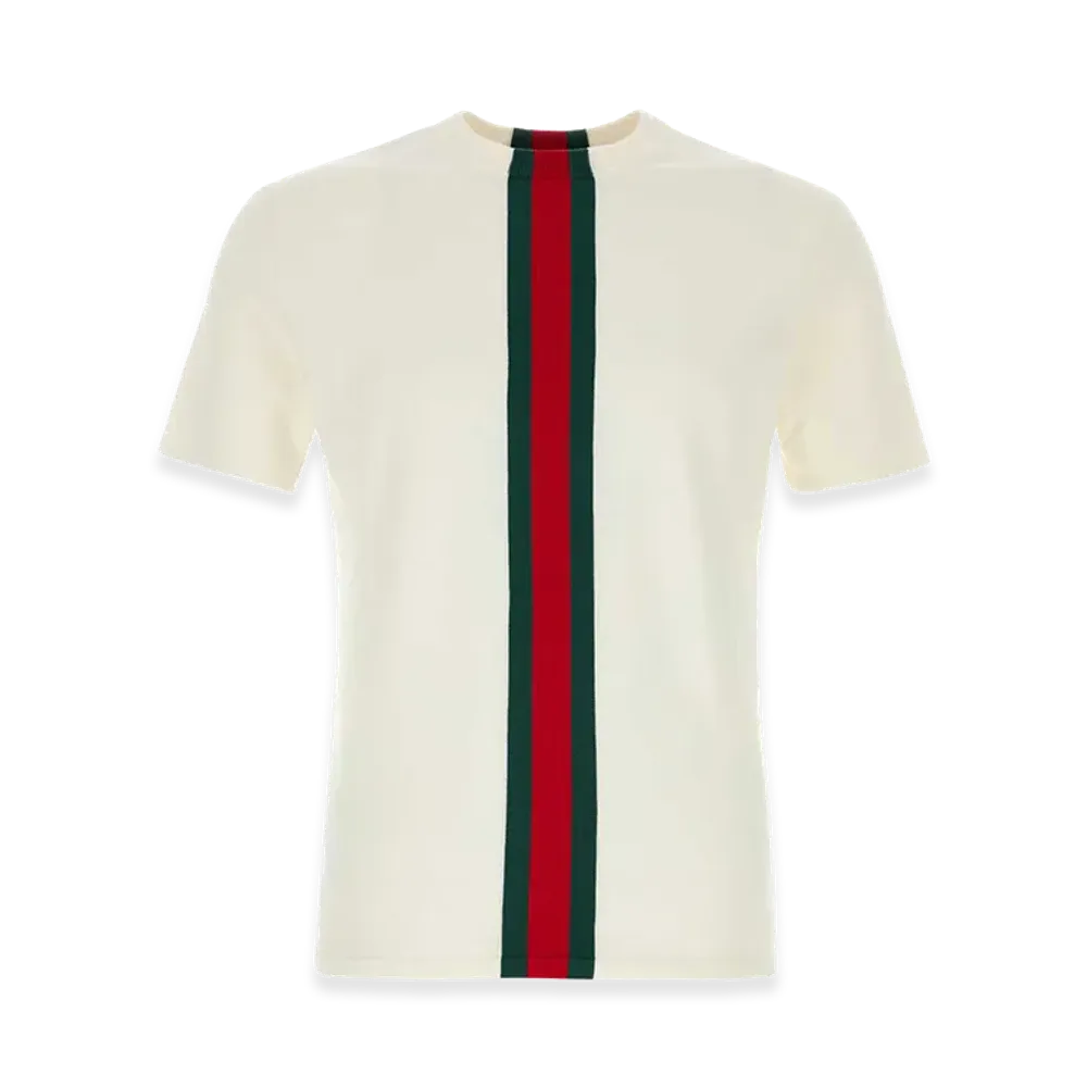 GUCCI Knit T-Shirt "White"