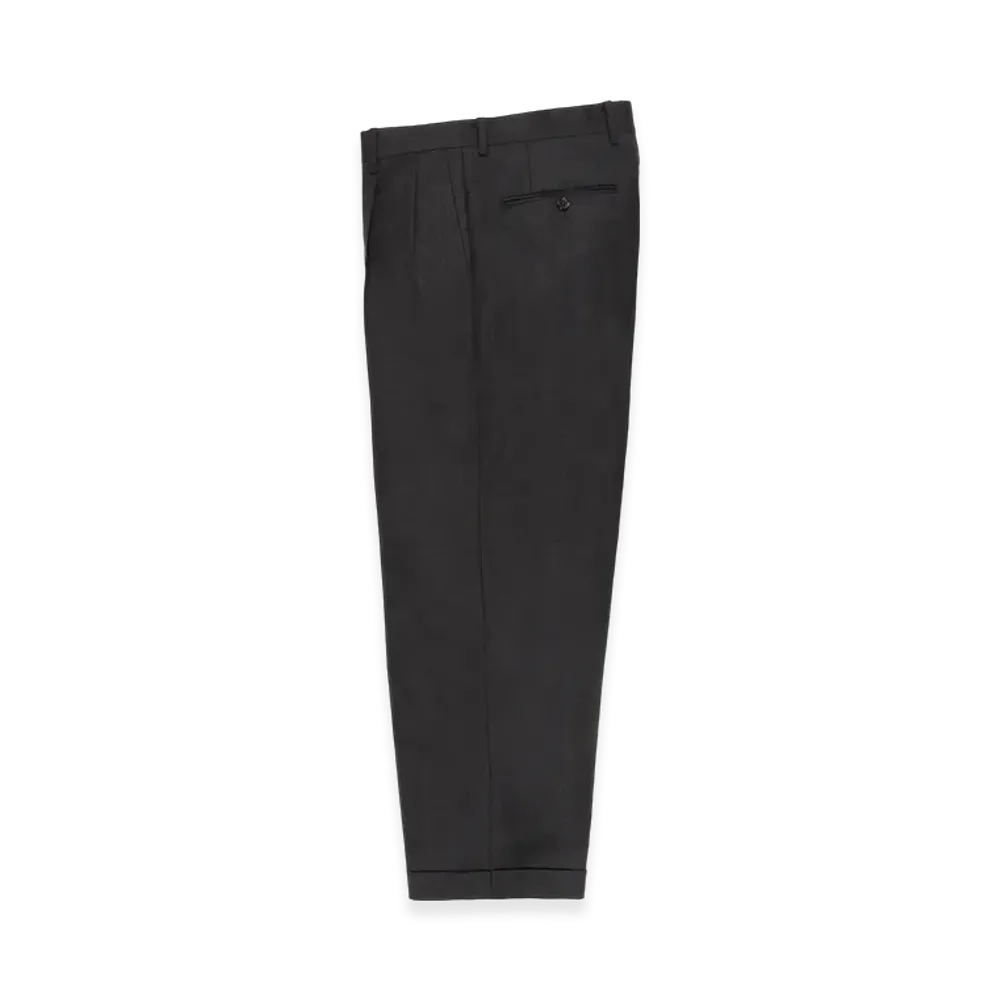 WACKO MARIA x Dormeuil Pleated Trousers (Type-1,2,Double) "Charcoal"