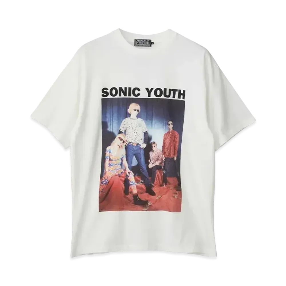 HYSTERIC GLAMOUR Sonic Youth/Oct 1991 At Tyo T-Shirt "White"