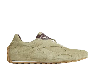 Bottega Veneta Women's Orbit Flash Sneakers "Travertine/Deep Mahogany"