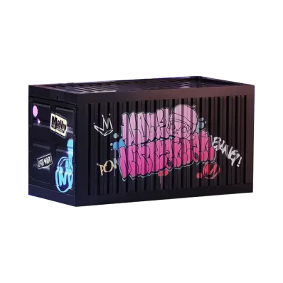 POP MART MOLLY CAR CAR Luminous Container Box