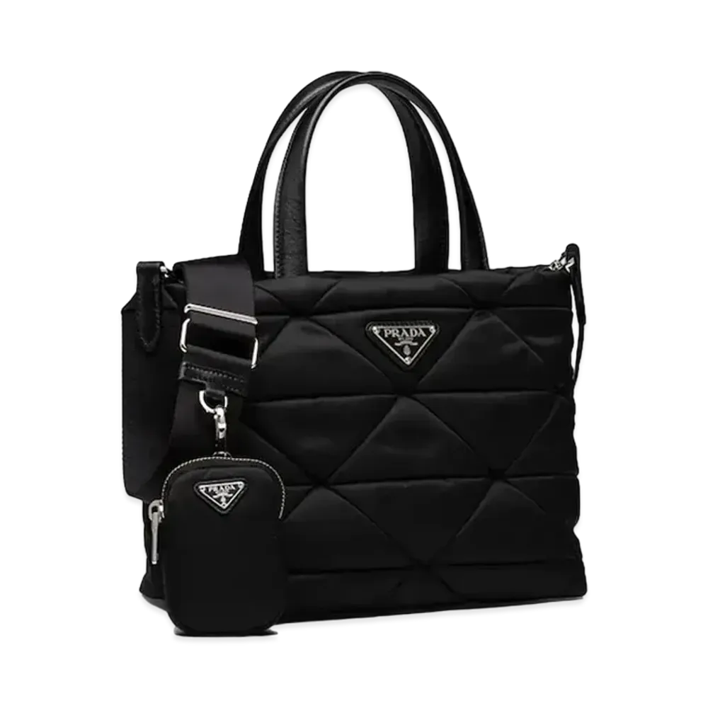 PRADA Padded Nylon Tote Bag "Black"