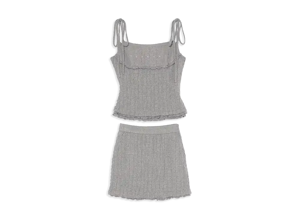ANDMARY Women's Daisy Shirring Set Up 