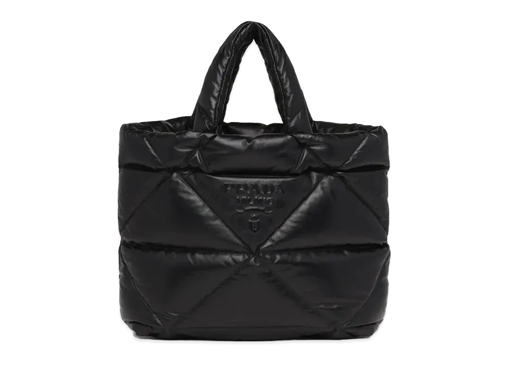 PRADA Padded Nappa Tote Bag "Black"