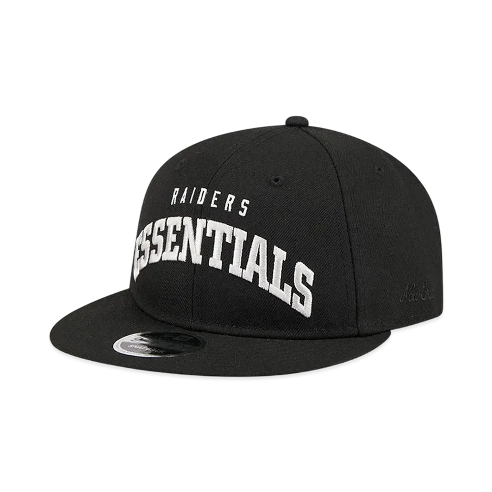 NEW ERA x FEAR OF GOD ESSENTIALS 9FIFTY Las Vegas Raiders "Black"