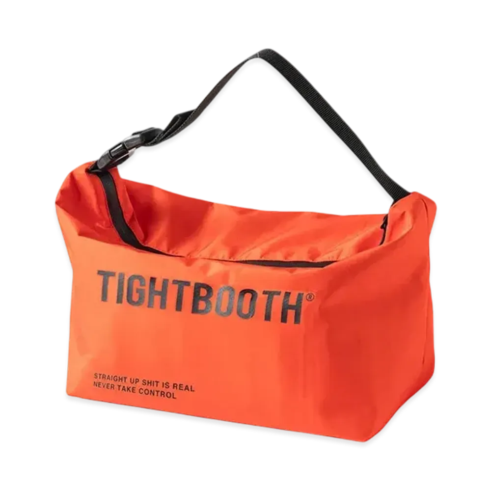 TIGHTBOOTH Label Logo Cooler Pouch "Orange"