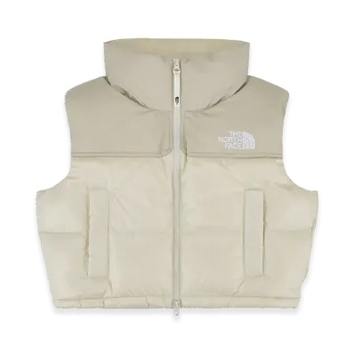 The North Face White Label Novelty Nuptse Down Vest (W) "Cream"